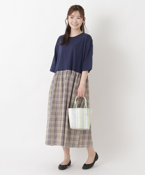 one'sterrace(ワンズテラス)の「TSL メルカドミニトート(トートバッグ・レディース・ブラック系8/ネイビー系5/ホワイト系9・99)」の14枚目の写真