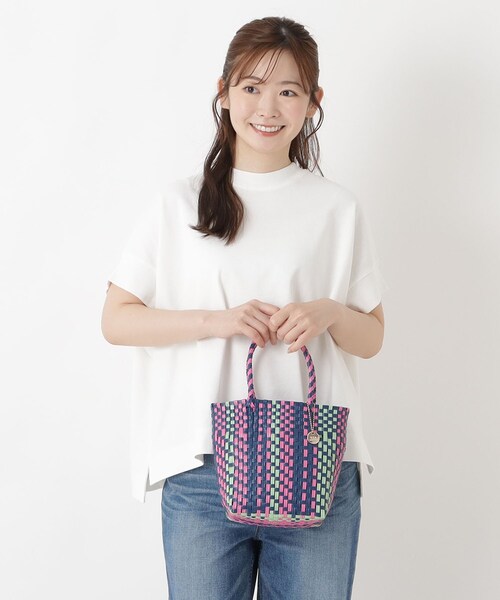 one'sterrace(ワンズテラス)の「TSL メルカドミニトート(トートバッグ・レディース・ブラック系8/ネイビー系5/ホワイト系9・99)」の17枚目の写真