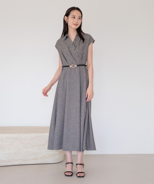 Andemiu(アンデミュウ)の「アシメボタンシャツワンピース1018054(ワンピース・レディース・チャコールグレー/ブラウン/ブルー・FREE)」の10枚目の写真