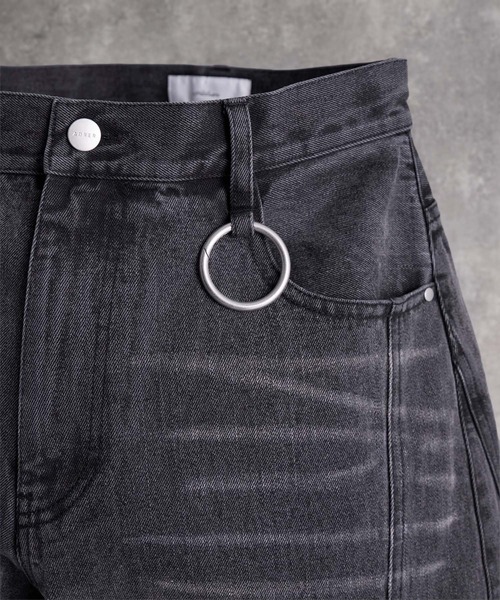 ADRER(アドラー)の「Super Wide Balloon Pants / スーパーワイド バルーンパンツ(デニムパンツ・メンズ・ブラック系1/グレー系1/ブラック系2・S/XS/L/M)」の19枚目の写真