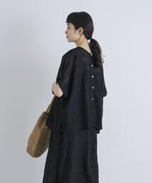 かぐれ | コットンガーゼ刺繍2WAYブラウス(シャツ/ブラウス)