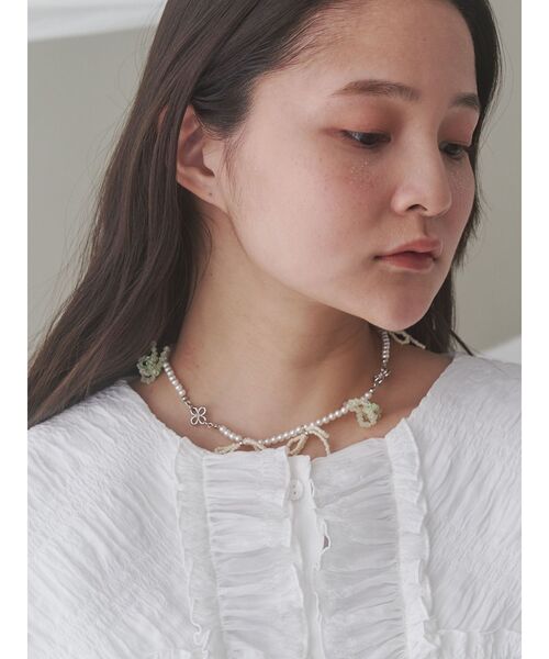 merry jenny(メリージェニー)の「お花畑のネックレス(ネックレス・レディース・イエロー/ピンク・FREE)」の10枚目の写真