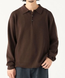 B:MING by BEAMS | 12ゲージ 片畦 ニット ポロ(ユニセックス)(ニット/セーター)