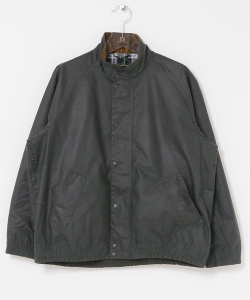 Barbour(バブアー)の「Barbour blouson transport wax jacket(ブルゾン・メンズ・ブラック/グリーン系その他・40/38/36/42)」の2枚目の写真