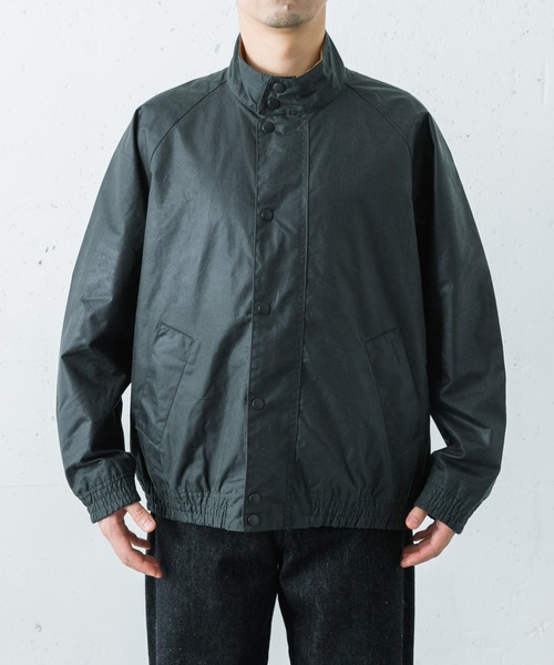 Barbour(バブアー)の「Barbour blouson transport wax jacket(ブルゾン・メンズ・ブラック/グリーン系その他・40/38/36/42)」の4枚目の写真