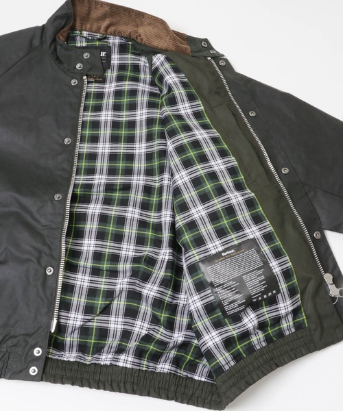 Barbour(バブアー)の「Barbour blouson transport wax jacket(ブルゾン・メンズ・ブラック/グリーン系その他・40/38/36/42)」の8枚目の写真
