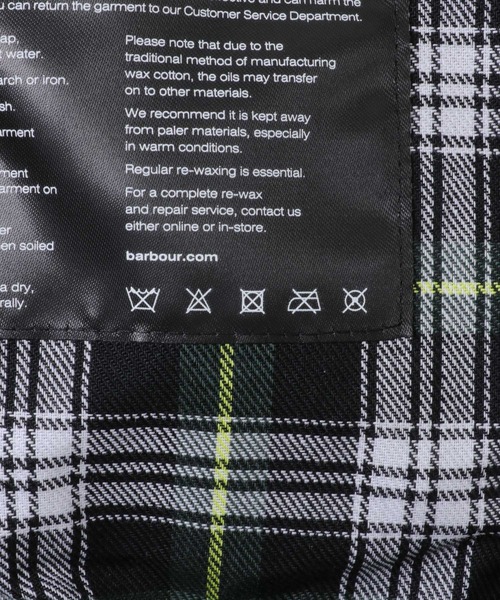 Barbour(バブアー)の「Barbour blouson transport wax jacket(ブルゾン・メンズ・ブラック/グリーン系その他・40/38/36/42)」の12枚目の写真