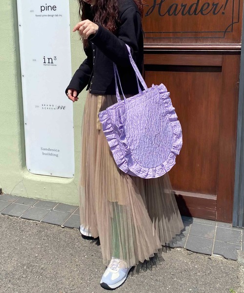 Casselini(キャセリーニ)ラウンドフリルバッグの13枚目の写真