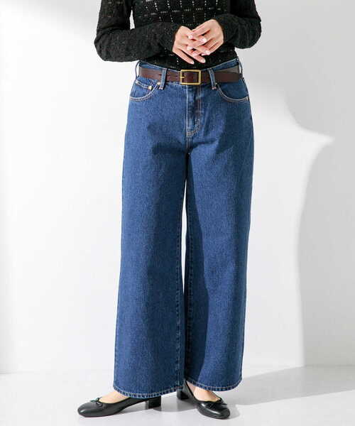 URBAN RESEARCH Sonny Label(アーバンリサーチサニーレーベル)の「ローストレートデニム(デニムパンツ・レディース・ブルー/インディゴブルー・34/36/38)」の1枚目の写真