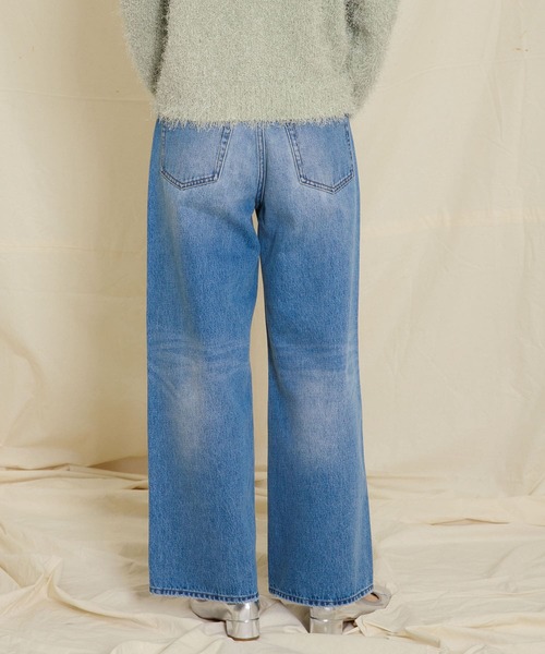 URBAN RESEARCH Sonny Label(アーバンリサーチサニーレーベル)の「ローストレートデニム(デニムパンツ・レディース・ブルー/インディゴブルー・34/36/38)」の14枚目の写真
