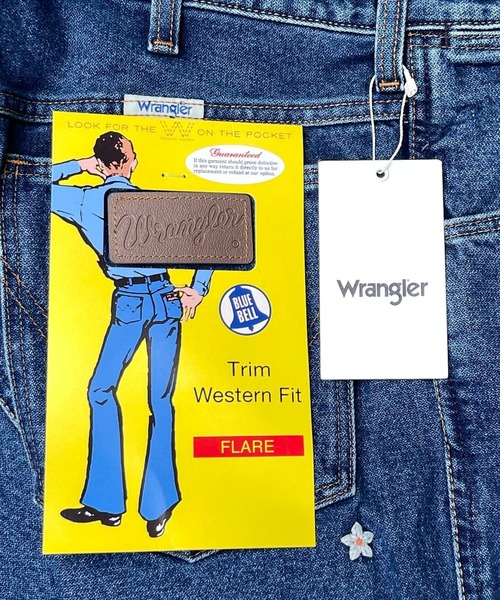【WEB限定】Wranglerフラワー刺繍パンツの7枚目の写真