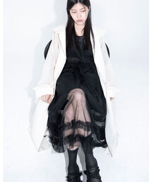 eunoia | レイヤードメッシュワンピース WOMEN