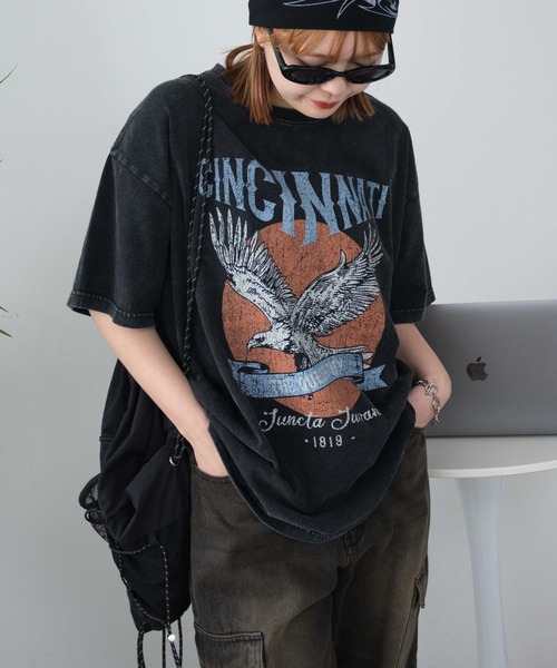 WEGO(ウィゴー)の「WEGO/ヴィンテージウォッシュグラフィックBIGT(Tシャツ/カットソー・レディース・その他6/その他4/その他1/その他2/その他3/その他5/その他7/その他9/その他8/その他10/その他11/その他12/その他13/その他14/その他16/その他15・FREE)」の8枚目の写真