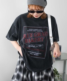 WEGO | WEGO/【25年春夏新作】ヴィンテージウォッシュグラフィックBIGT(Tシャツ/カットソー)