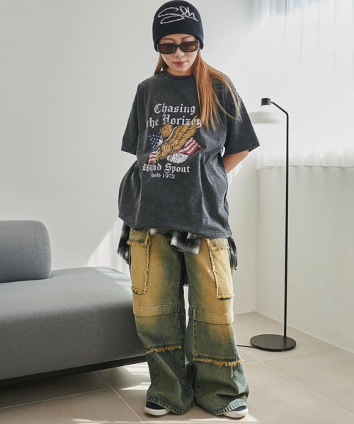 WEGO(ウィゴー)の「WEGO/ヴィンテージウォッシュグラフィックBIGT(Tシャツ/カットソー・レディース・その他6/その他4/その他1/その他2/その他3/その他5/その他7/その他9/その他8/その他10/その他11/その他12/その他13/その他14/その他16/その他15・FREE)」の18枚目の写真