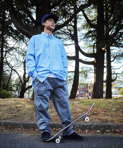 JOURNAL STANDARD(ジャーナルスタンダード)の「ddp × JOURNAL STANDARD for TAKASHI MATSUMOTO / スケートパンツ(チノパンツ・メンズ・ベージュ/ブラック/グレー/ライトグリーン・SMALL/LARGE/MEDIUM)」の9枚目の写真