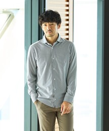 ABAHOUSE GRAY | 【オンオフ兼用】トリコット サッカー 長袖シャツ(シャツ/ブラウス)