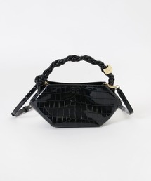 GANNI | GANNI Bou Bag Mini Patent Croco(ショルダーバッグ)