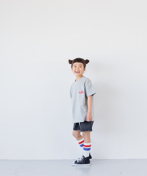 LOWRYS FARM(ローリーズファーム)の「デニムショートパンツ2 114252(デニムパンツ・キッズ・ブルー/ブラック/ブルー系その他・110cm/120cm/130cm/140cm/150cm)」の5枚目の写真