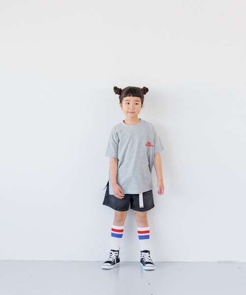 LOWRYS FARM(ローリーズファーム)の「デニムショートパンツ2 114252(デニムパンツ・キッズ・ブルー/ブラック/ブルー系その他・110cm/120cm/130cm/140cm/150cm)」の4枚目の写真
