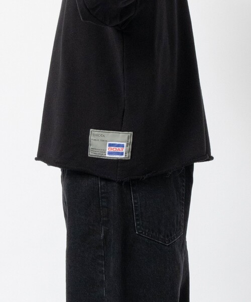 PUBLIC TOKYO(パブリックトウキョウ)の「RE: SHIOTA×GOAT スキッパー(スウェット・メンズ・オレンジ/パープル/グリーン/ブラック/グレー・FREE)」の14枚目の写真