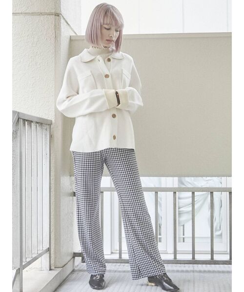 バイカラーCPOニットジャケットの12枚目の写真