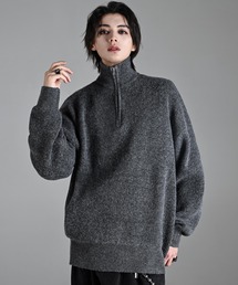 ADRER | fuwamochi half zip knit (ニット/セーター)