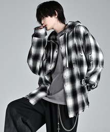 ADRER | over size shirt parker / オーバーサイズシャツパーカー(シャツ/ブラウス)