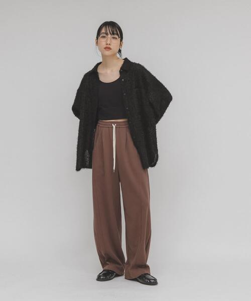 KBF(ケイビーエフ)の「カーブスウェットパンツ(その他パンツ・レディース・ネイビー/グレー/ブラック/ブラウン・ONE)」の18枚目の写真