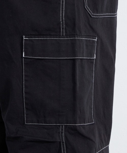 EDWIN(エドウィン)の「EDWIN エドウィン WEB限定【ユニセックス】 EDWIN STEPMARK バルーンオーバーオール サロペット ビブ カーゴパンツ(サロペット/オーバーオール・メンズ・ホワイト/ブラック/パープル/ターコイズブルー/オレンジ・MEDIUM/LARGE)」の17枚目の写真