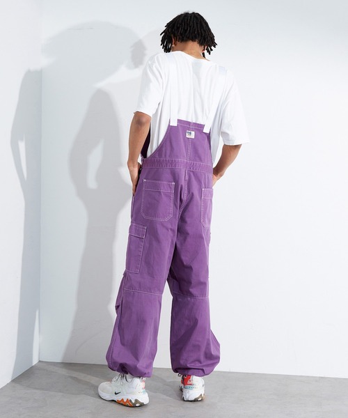 EDWIN(エドウィン)の「EDWIN エドウィン WEB限定【ユニセックス】 EDWIN STEPMARK バルーンオーバーオール サロペット ビブ カーゴパンツ(サロペット/オーバーオール・メンズ・ホワイト/ブラック/パープル/ターコイズブルー/オレンジ・MEDIUM/LARGE)」の10枚目の写真