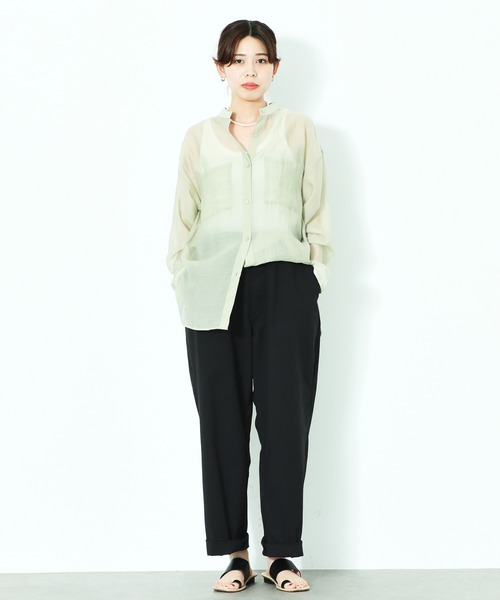 Lee(リー)の「【大好評販売中!】【ワンサイズでXS~XXLまでカバーするユニセックス】Lee/リー FLeeasy フリージー ワイド カラー 楽イージーパンツ(その他パンツ・メンズ・ブラック/ベージュ/アーミー/インディゴブルー/ライトインディゴブルー/レッド/グリーン/ブルー/イエロー/ピンク/パープル/ブルー系その他/アイボリー/ワンウォッシュ/ダークベージュ/ストライプ/ホワイト/オレンジ/サックスブルー/ブラック系その他/ベージュ系その他/ブルー系その他2/レッド系その他/オレンジ系その他/パープル系その他/グリーン系その他/ホワイト系その他/イエロー系その他/オリーブ/マスタード/ブラック系その他2/ベージュ系その他2/グリーン系その他2/ダークグリーン/パープル系その他3/ピンク系その他/カーキ・フリー/FREE)」の5枚目の写真