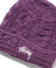 STUSSY | STUSSY/ステューシー KNIT PATCHWORK BEANIE パッチワーク ビーニー ブランドロゴ ニットキャップ(ニットキャップ/ビーニー)