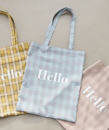 HELLO TOTE/ハローロゴトートバッグ
