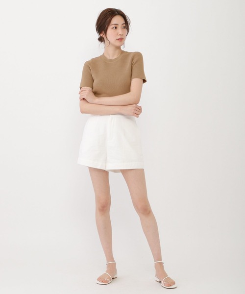 Love,Bonito(ラブボニート)の「アミタ テーラード ショートパンツ(その他パンツ・レディース・ホワイト/ブラック/ベージュ/パープル/イエロー/ピンク・SMALL/MEDIUM/LARGE/X-SMALL)」の7枚目の写真