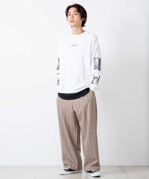 WEGO(ウィゴー)の「WEGO/【WEB限定】【S~Lあり/ユニセックスで使える】ラウンドワッフルタンクトップ(タンクトップ・メンズ・ホワイト/ブラック/ベージュ/杢グレー/ライトベージュ/ブラック系その他5・SMALL/MEDIUM/LARGE)」の7枚目の写真