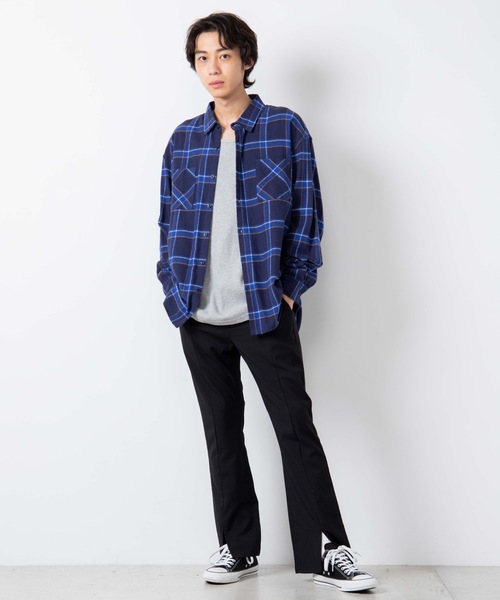WEGO(ウィゴー)の「WEGO/【WEB限定】【S~Lあり/ユニセックスで使える】ラウンドワッフルタンクトップ(タンクトップ・メンズ・ホワイト/ブラック/ベージュ/杢グレー/ライトベージュ/ブラック系その他5・SMALL/MEDIUM/LARGE)」の13枚目の写真