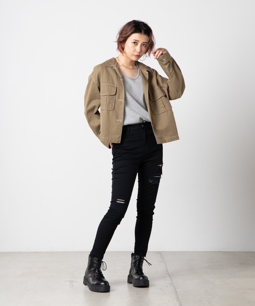 WEGO(ウィゴー)の「WEGO/【WEB限定】【S~Lあり/ユニセックスで使える】ラウンドワッフルタンクトップ(タンクトップ・メンズ・ホワイト/ブラック/ベージュ/杢グレー/ライトベージュ/ブラック系その他5・SMALL/MEDIUM/LARGE)」の11枚目の写真
