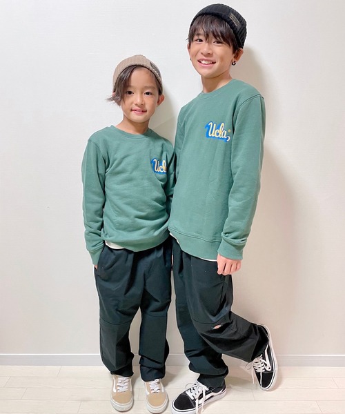 RiYｘムラサキスポーツ ANTIBAL/アンティバル キッズ カレッジロゴスウェット 214AN3TR080MUの17枚目の写真