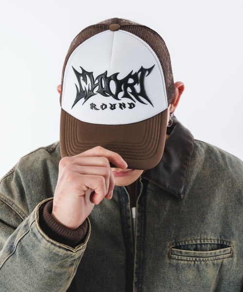 SHORT ROUND(ショートラウンド)の「SHORT ROUND/3Dプリントメッシュキャップ(キャップ・レディース・ブラウン/ブラック・FREE)」の16枚目の写真
