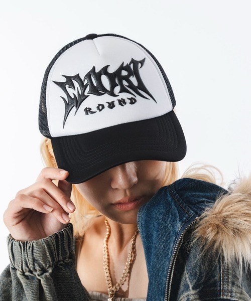 SHORT ROUND(ショートラウンド)の「SHORT ROUND/3Dプリントメッシュキャップ(キャップ・レディース・ブラウン/ブラック・FREE)」の13枚目の写真