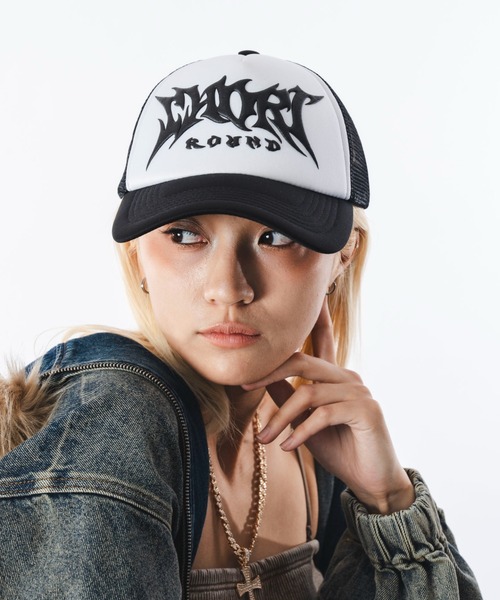 SHORT ROUND(ショートラウンド)の「SHORT ROUND/3Dプリントメッシュキャップ(キャップ・レディース・ブラウン/ブラック・FREE)」の15枚目の写真
