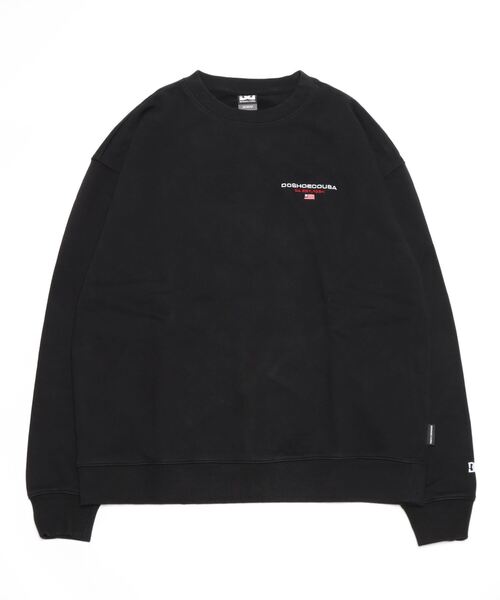 DC(ディーシー)の「DC SHOES 22 WR WIDE CREW PULLOVER / ディーシーシューズ 22 WR ワイドクルー プルオーバー(スウェット・メンズ・ブラック/グレー・XL/L/M)」の2枚目の写真