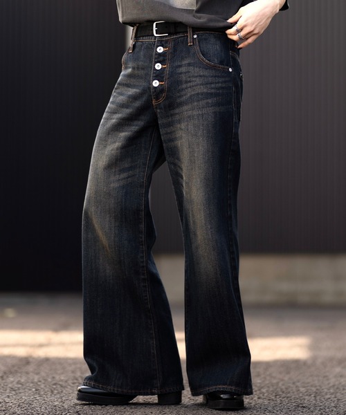 【CLEL】Vintage Design Pantalon Denim Pants/ヴィンテージデザイン パンタロンデニムパンツの13枚目の写真