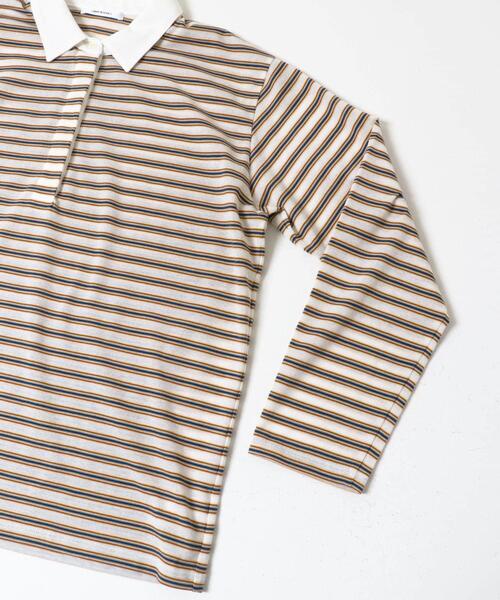 URBAN RESEARCH(アーバンリサーチ)の「シャツカラーマルチボーダーカットソー(シャツ/ブラウス・レディース・レッド/ベージュ/オフホワイト・FREE)」の16枚目の写真