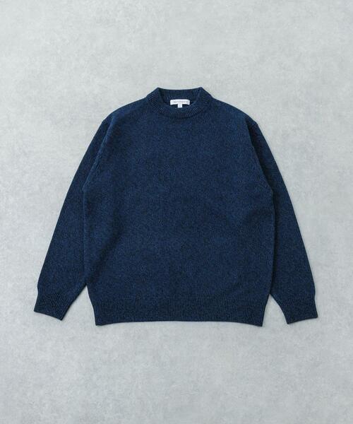 URBAN RESEARCH(アーバンリサーチ)の「MIX MOULINE CREW-NECK KNIT(ニット/セーター・メンズ・ベージュ/グリーン/グレー/ブルー・MEDIUM/LARGE)」の4枚目の写真