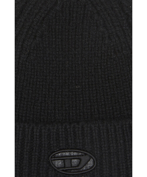 DIESEL(ディーゼル)の「メンズ ニットキャップ K-ARAC(ニットキャップ/ビーニー・メンズ・ブラック/ベージュ・UNI)」の6枚目の写真