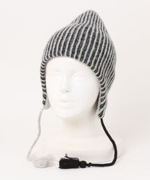 OVERRIDE | OVERRIDE  CONTRAST RIB EARLAP BEANIE / オーバーライド(ニットキャップ/ビーニー)