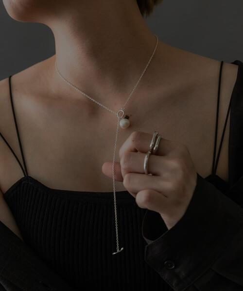 SMELLY(スメリー)の「SMELLY so’ pearl mantel necklace(ネックレス・レディース・シルバー・-)」の1枚目の写真