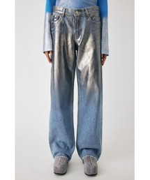MOUSSY | FOIL PRINT LOWRISE STRAIGHT(デニムパンツ)